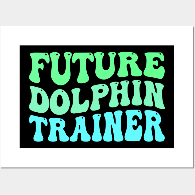Future Dolphin Trainer Wall Art by TheDesignDepot
